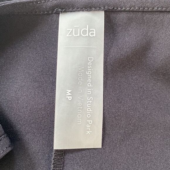 Zuda Z Eco Cropped Wide Leg Sleeveless Jumpsuit Cinched Waist Pockets UPF 50 - Picture 10 of 16